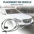 thumbnail image 3 of Sensores de Velocidad de Rueda ABS Unique Bargains 2pcs para Mercedes-Benz C300 C350e No.A2059058503 Sensor ABS Trasero Izquierdo Derecho, 3 of 6