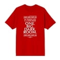 thumbnail image 4 of Beetlejuice My Whole Life Is A Dark Room Men's Red Crew Neck Short Sleeve Tee-Medium, 4 of 7