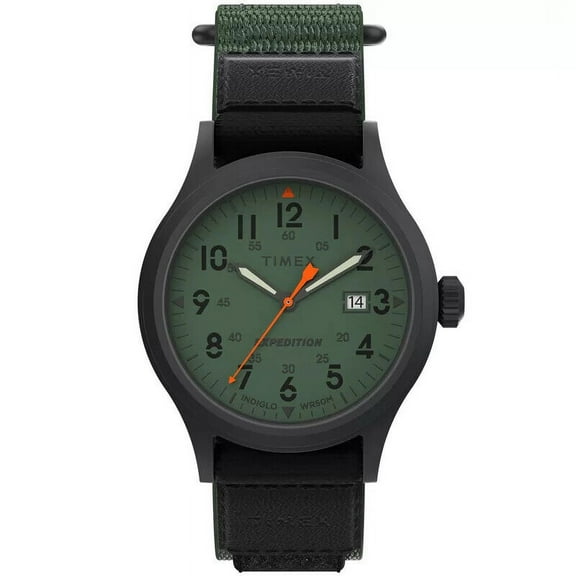 Timex TW4B29800 Men's Expedition Scout Green Dial Fast Wrap Watch
