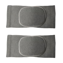 UNOMOR 1 Pair Sports Padded Elbow Sleeves Grey Polypropylene for Cycling Athletes