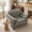 Chenille-Taupe, variant on UIXE Oversized Accent Chair Set of 2 Corduroy Fabric Modern Armchair with Large Seat for Living Room Bedroom Reading, Beige