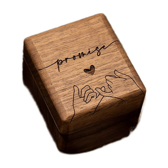 Jewelry Box Organizer for Women Men Jewellery Storage for Case Small Portable Wooden Container Holder for Earrings Rings