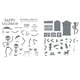 thumbnail image 1 of Juego Sellos Y Troqueles Transparentes Silicona Corte Metal para Artes, 1 of 8