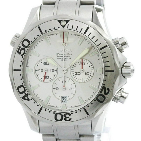 Pre-Owned Polished OMEGA Seamaster Chronograph U.S. Special Edition Watch 2589.30 Polished