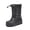BLACK, variant on Kids Boys & Girls Knee High Waterproof Insulation Non-Slip Outdoor Winter Snow Boots KNORTH BLACK/NEON/GREEN Size 1 Little Kid