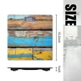 thumbnail image 2 of High Precision Body Weight Scale Smart Bathroom Scales with Large LCD Display(400lbs),Decorative for Bedroom-Weathered Wooden Planks With Vibrant Blue, 2 of 4