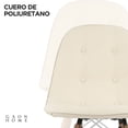 thumbnail image 3 of Set De Sillas Estilo Eames De Botones Tapizadas En VinipieBeige Gaon Home GN-PUEC01, 3 of 8