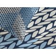 thumbnail image 4 of Ambesonne Blue Quilted Bedspread Set 3 Pcs, Nordic Scandinavian Retro, Queen Size, Pale Blue White, 4 of 5