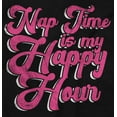 thumbnail image 2 of Nap Time is My Happy Hour Tired Mama Women's Maternity T Shirt Tee Brisco Brands S, 2 of 7