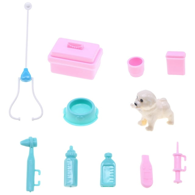 Miangastore 1 Ensemble Outils de Simulation pour Vétérinaire Médecin Modèles Accessoires de Jeu d'Imitation Accessoires d'Outil Vétérinaire