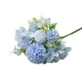 thumbnail image 2 of Gmogad 5-Head Realistic Hydrangea Bouquet Artificial Silk Flowers - No Fade Wedding Centerpiece, Home Decor for Living Room, Party, DIY Vase Arrangement, 2 of 6