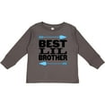 thumbnail image 3 of Inktastic Best Lil Brother Boys Long Sleeve Toddler T-Shirt, 3 of 5