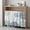 Blue Teal Gray, variant on Sunflower Rustic Cabinet Curtain 32"Wx55"L, Dustproof Pantry Door Curtain with Self Adhesive Tape, Vintage Wooden Flowers Butterfly Tall Storage Cover Privacy Drape for Bathroom Kitchen Laundry Room