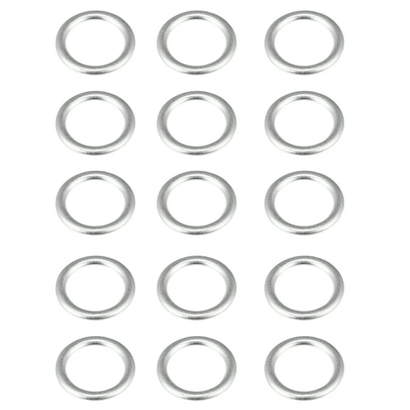 Unique Bargains 15pcs N0138157 Engine Oil Drain Screw Gasket M14 Oil Crush Washer Fit for Volkswagen Touareg 2007-2012