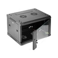 thumbnail image 3 of Rosewill 6U Server Rack Enclosure with Glass Door, Locks, & Removable Side Panels   Wall Mount Network Cabinet 19 Inch Rack 17.7 Inches Deep Flat-Pack, 3 of 6