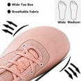 thumbnail image 4 of Barefoot Shoes for Women Mesh Wide Toe Zero Drop Minimalist Sneakers Breathable Comfortable Lightweight Walking Shoes 7.5 Wide,Pink, 4 of 7