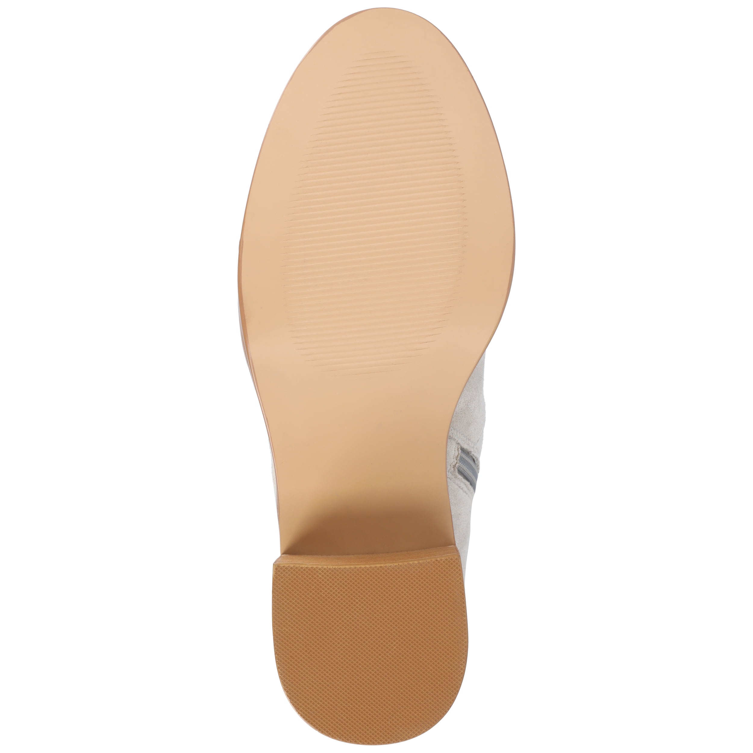 Journee Womens Romilly Tru Comfort Foam Wide Width Wide Calf Stacked Block Heel Round Toe Boots