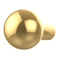 thumbnail image 2 of Allied Brass 1-in Cabinet Knob, Polished Nickel, 2 of 5