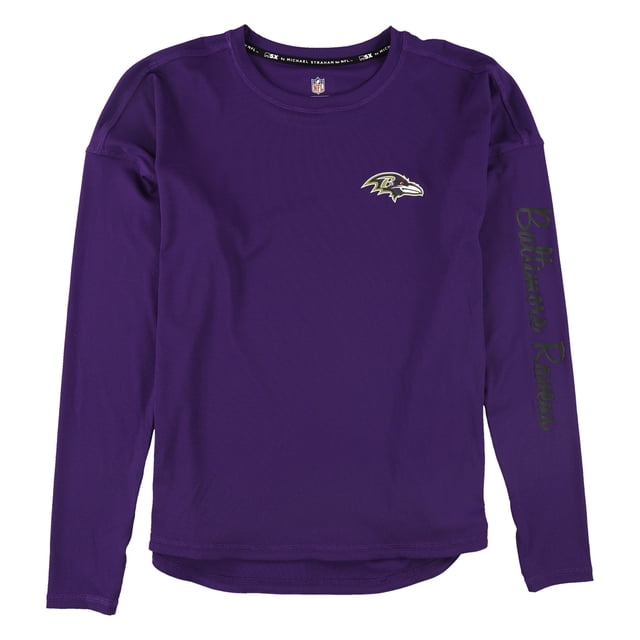 MSX Womens Baltimore Ravens Graphic T-Shirt, Púrpura, Small