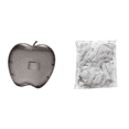 thumbnail image 1 of Caja Almacenamiento Envoltura Plástico Dispensador Película Adhesiva en Forma Manzana Montado La Pared (), 1 of 6