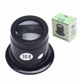 thumbnail image 1 of Loupe, Portable Monocular Magnifier Magnifying Glass Jewelry Making Tools Watch Jewelry Repair Tools Loupe Lens (10X+15X), 1 of 4