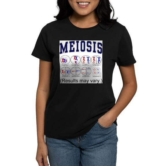 CafePress - Meiosis T Shirt - Women's Traditional Fit Dark T-Shirt