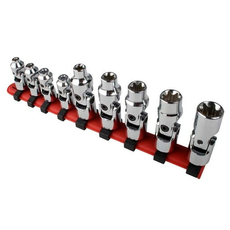 

Sunex Tools 9912 - 9 Piece 1/4 Drive Universal External Star Socket Set