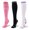 Pink Black White, variant on 3 Pairs Copper Compression Non-Slip Socks for Women & Men Circulation 15-20 mmhg - Better Blood Flow, Swelling, Best Support for Medical, Running, Nursing