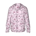 thumbnail image 6 of Sun Protection Shirts For Men/Women, Pink Cute Pigs Long Sleeve Fishing Outdoor Shirts, Sun Hoodie Jacket, 6 of 8