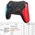 thumbnail image 5 of Switch Controller, Wireless Switch Pro Controller for Nintendo/PS3 switch Controller Wireless Compatible for PC/Android TV,Control Remote Gamepad with Turbo,Wake Up, 6-Axis Gyro,Vibration,Screenshot, 5 of 15