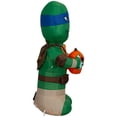 thumbnail image 3 of Gemmy Airblown Inflatable Big Head Leonardo w/Pumpkin Nick, 3 ft Tall, Multicolored, 3 of 5