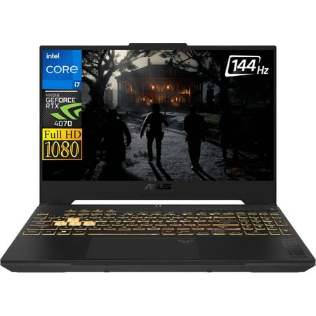 ASUS TUF 15.6" Gaming Laptop, Intel Core i7 12700H, 64GB RAM, 2TB SSD, NVIDIA GeForce RTX 4070, Windows 11 Home