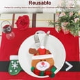 thumbnail image 4 of Bewildely Mini soporte decorativo para vajilla de Navidad, tenedor, cuchara, cubierta, bolsa de cocina, sombrero de caramelo, calcetín, artística, Kits de decoración para fiestas No.03 Bewildely HA010002-03, 4 of 6