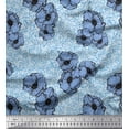 thumbnail image 1 of Soimoi polyester Crepe Fabric Anemone Floral Print Fabric by Yard 42 Inch Wide, 1 of 4