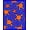 Blue, Pattern 4, variant on ODIKA 4x6 Machine Washable Non-Slip Area Rug, Predator Wilderness Feline Jungle Beast Household Entrance High Traffic Rug, Red, 680708
