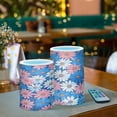 thumbnail image 3 of Yayeee Flameless Candles with Remote Flickering Battery Operated Multi Color Changing, Pink Flowers Pattern, 3 of 7