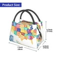 thumbnail image 2 of Gaeub USA MAP Collapsible Cooler Bag Insulated,Leakproof Food Bag for Hot or Cold Food Delivery,Travel Insulated Bag, or Beach Cooler Bags, 2 of 6