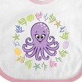 thumbnail image 4 of Inktastic Octopus Cute Girls Girls Baby Bib, 4 of 4