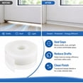 thumbnail image 7 of 16 ft Adhesive Silicone Door Seal Strip, Weather Stripping for Windows and Doors, Bottom Draft Stopper, TIKA, 7 of 7