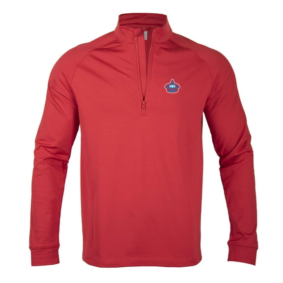 Men's Levelwear  Red Miami Marlins City Connect Calibre Insignia Core Quarter-Zip Pullover Top