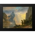 thumbnail image 2 of Bierstadt, Albert 18x14 Black Modern Framed Museum Art Print Titled - Lake in the Sierra Nevada, 2 of 5