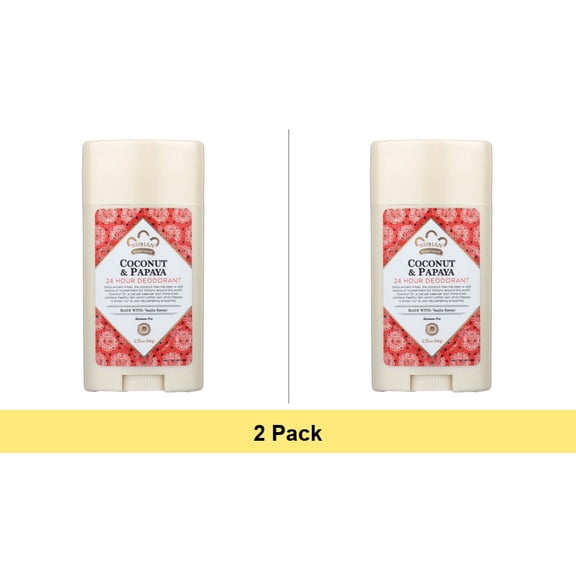 Nubian Heritage Coconut Oil and Papaya Deodorant Stick - 2 Pack