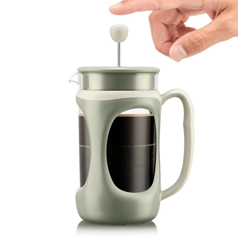 Bodum Outdoor French Press Gift Set, Green and White, 34oz, Includes Coffee  Beans