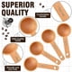 thumbnail image 3 of 4pcs Wooden Coffee Spoon in Beech, Kitchen Accessories (10 ml), 3 of 4