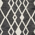 thumbnail image 3 of SAFAVIEH Micro-Loop Donella Geometric Aztec Wool Area Rug, Charcoal/Ivory, 8' x 10', 3 of 4