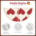 thumbnail image 3 of Haiem Love Pattern Christmas Tree Skirt Merry Christmas Party Christmas Tree Decoration,New Year Decorations-36", 3 of 6