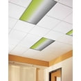 thumbnail image 2 of Fluorescent Light Covers for Ceiling Lights 1 Pack, Green Gray Ombre Magnetic Ceiling Light Covers 2x4 Feet for Classroom Office School, Modern Gradient Abstract Art Overhead Drop Ceiling Light Shade, 2 of 7