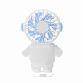 thumbnail image 1 of Ventilador Pequeño Portátil con Carga USB, Diseño de Astronauta , con Cargador, Ideal Como Regalo de Verano para Estudiantes y Oficinistas., 1 of 1