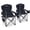 Black (2 Pack), variant on ABORON Oversized Camping Chair with Phone Holder, 600lbs Heavy Duty Folding Chair for Adults, Padded All in One Lawn Chair with Cup Holder & Side Pockets for Outdoor Sports, Black Gray
