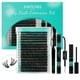 thumbnail image 1 of Kit de extensión de pestañas AMZGIRL LASH 320 unidades con adhesivo, removedor y aplicador, 1 of 7